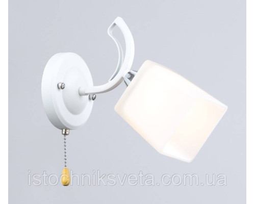 Настенный светильник, белое бра SR-N6107-1W WT+CR