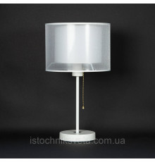 Классическая настольная лампа с абажуром SR-N6573-1T WT