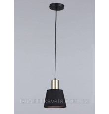 Люстра-подвес на один источник света SR-N6597/1H BK+AB
