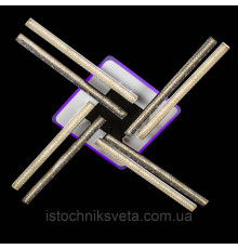 Люстра светодиодная с подсветкой на пульте управления SY-16088/8C WH+BK+PK/BU
