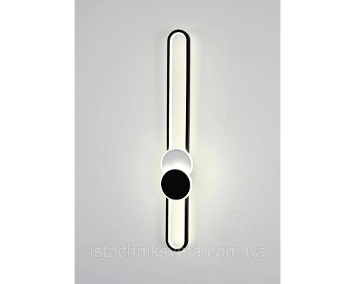 Бра светодиодное, светильник настенный SY-16112-800 WH+BK