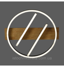 Светодиодная потолочная люстра с пультом управления SY-16103/400 BK+Wood grain