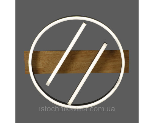 Светодиодная потолочная люстра с пультом управления SY-16103-400 BK+Wood grain