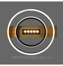 Светодиодная потолочная люстра с пультом управления SY-16105/400 BK+Imitation wood