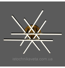 Светодиодная потолочная люстра с пультом управления SY-16107/6 BK+Imitation wood