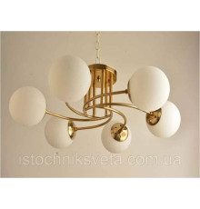 Потолочная люстра на шесть плафонов, светильник SH-8067-6A COPPER