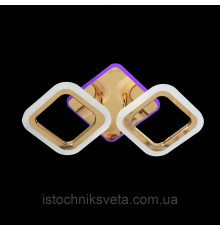 Светодиодная люстра с RGB подсветкой на пульте управления на 28+24 Вт SY-5330/2 FG+RGB