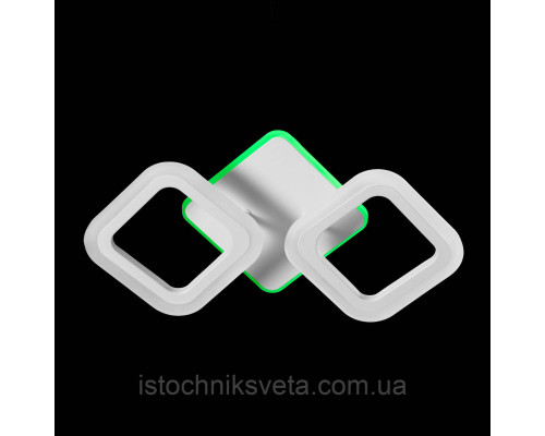 Потолочная люстра светодиодная с RGB подсветкой и пультом управления 28+24W SY-5330-2 WT+RGB