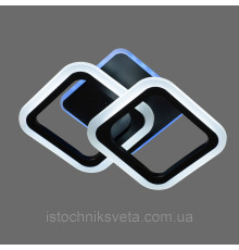 Светодиодная люстра с RGB подсветкой и пультом управления на 32+24 Вт SY-5330A-2 BK+RGB