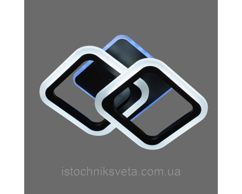 Светодиодная люстра с RGB подсветкой и пультом управления на 32+24 Вт SY-5330A-2 BK+RGB