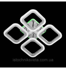 Светодиодная люстра с RGB подсветкой на пульте управления на 56+24 Вт SY-5330-4 CR+RGB