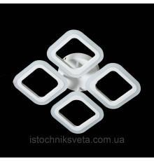 Потолочная белая светодиодная люстра с пультом управления на 56 Вт SY-5330-4 WT