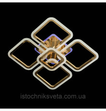 Светодиодная люстра с RGB подсветкой на пульте управления на 102+28 Вт SY-5330-4+1 FG+RGB