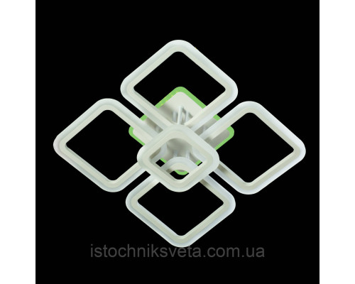 Светодиодная люстра с RGB подсветкой на пульте управления на 102+28 Вт SY-5330-4+1 WT+RGB