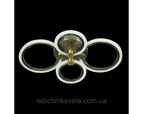 Светодиодная люстра  с пультом управления SL-5333-2+2 AB 80W