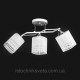 Люстра потолочная на три плафона, светильник SC-6288-3 WH+CR