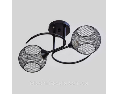 Люстра потолочная на два плафона SC-6271-2 BK