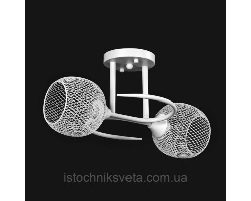 Люстра потолочная на два плафона SC-6273-2 WH