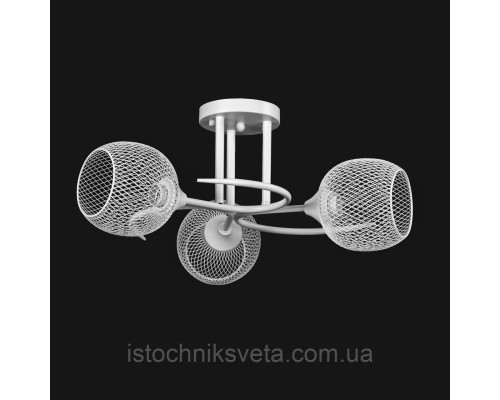 Люстра потолочная на три плафона, светильник SC-6273-3 WH
