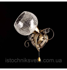 Бра настенное хромового цвета, светильник SH-1017-1W AB
