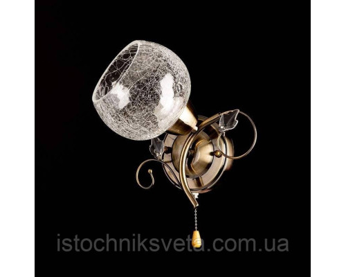 Бра настенное хромового цвета, светильник SH-1017-1W AB