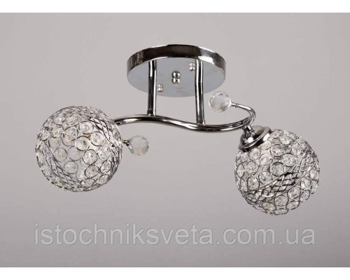 Люстра потолочная на два плафона SH-4033-2 CR