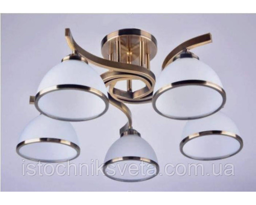 Потолочная люстра на пять плафонов SH-4193-5A AB