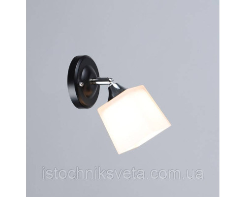 Настенное бра с одним плафоном, светильник SR-N6106-1W BK+CR