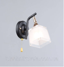 Настенное бра, светильник SR-N6404-1W BK+FGD