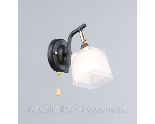 Настенное бра, светильник SR-N6404-1W BK+FGD
