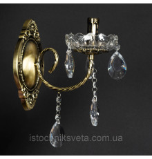 Классическое бра с хрустальной подвеской, светильник SR-NH6452-1W AB