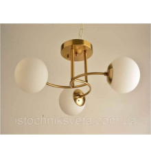 Потолочная люстра на три плафона, светильник SH-8067-3A COPPER