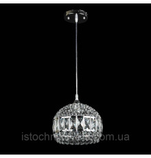 Люстра-подвес на один источник света с хрусталем SR-E1648-1H CR