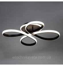 Потолочная светодиодная LED люстра с пультом управления на 112 Вт SY-16124-1A1T BK