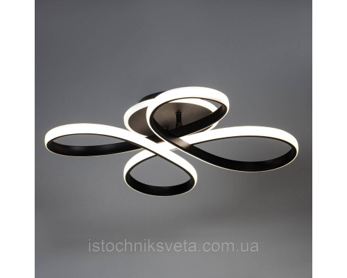 Потолочная светодиодная LED люстра с пультом управления на 112 Вт SY-16124-1A1T BK