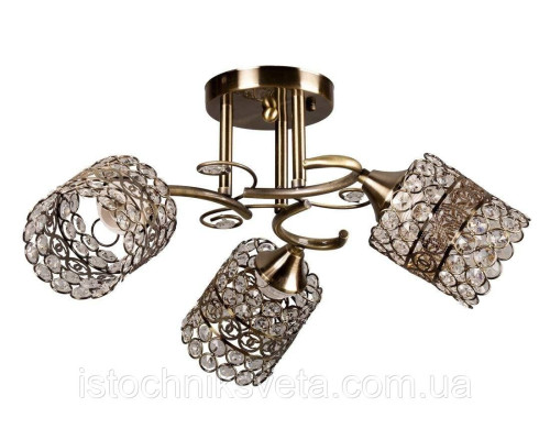 Потолочная люстра на три плафона SR-N2710-3 AB