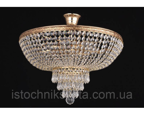Хрустальная потолочная люстра SD-8518-6 FGD+BK