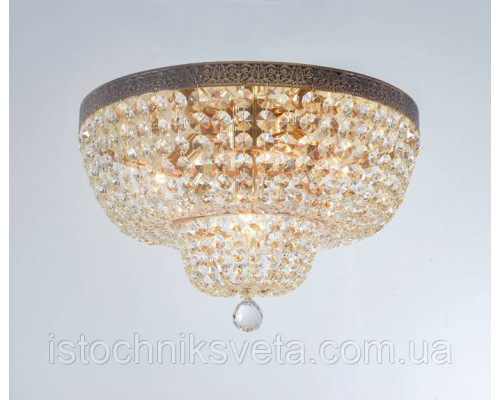 Хрустальная потолочная люстра SD-8570-6 FGD+BK