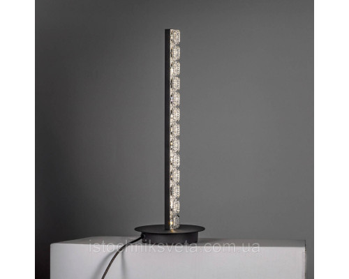 Настольная LED лампа черная Y-33053-1 MB 18W