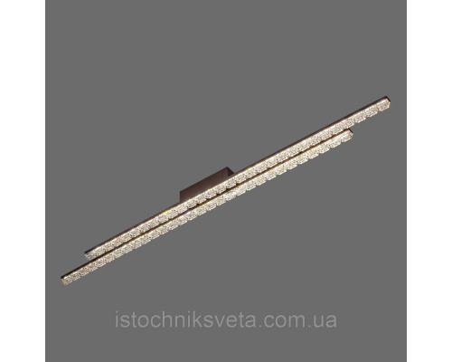 Потолочная светодиодная LED люстра на 72 Вт Y-33041-2 COFFEE